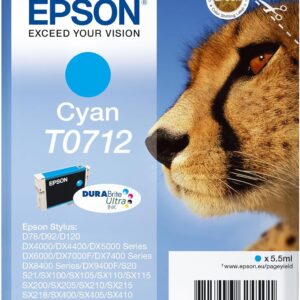 Epson Cheetah Ink, Smudge-Proof and Waterproof (Single Pack)/(Multipack)