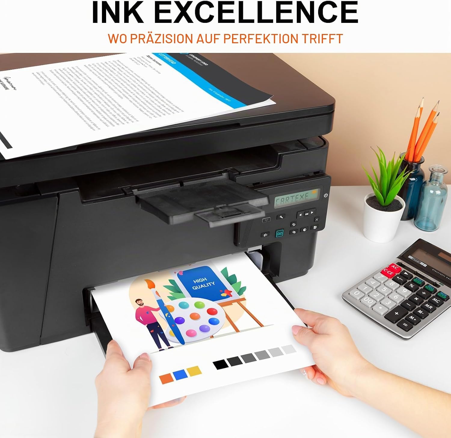 62 XL Printer Cartridges Multipack, 62XL Cartridges Black and Colour Compatible with Original HP 62 Printer Cartridges for Envy 5541 5544 5646 5744 5540 5542 5546 5640 5646 OfficeJet 200 200c 250 250c – Bild 6