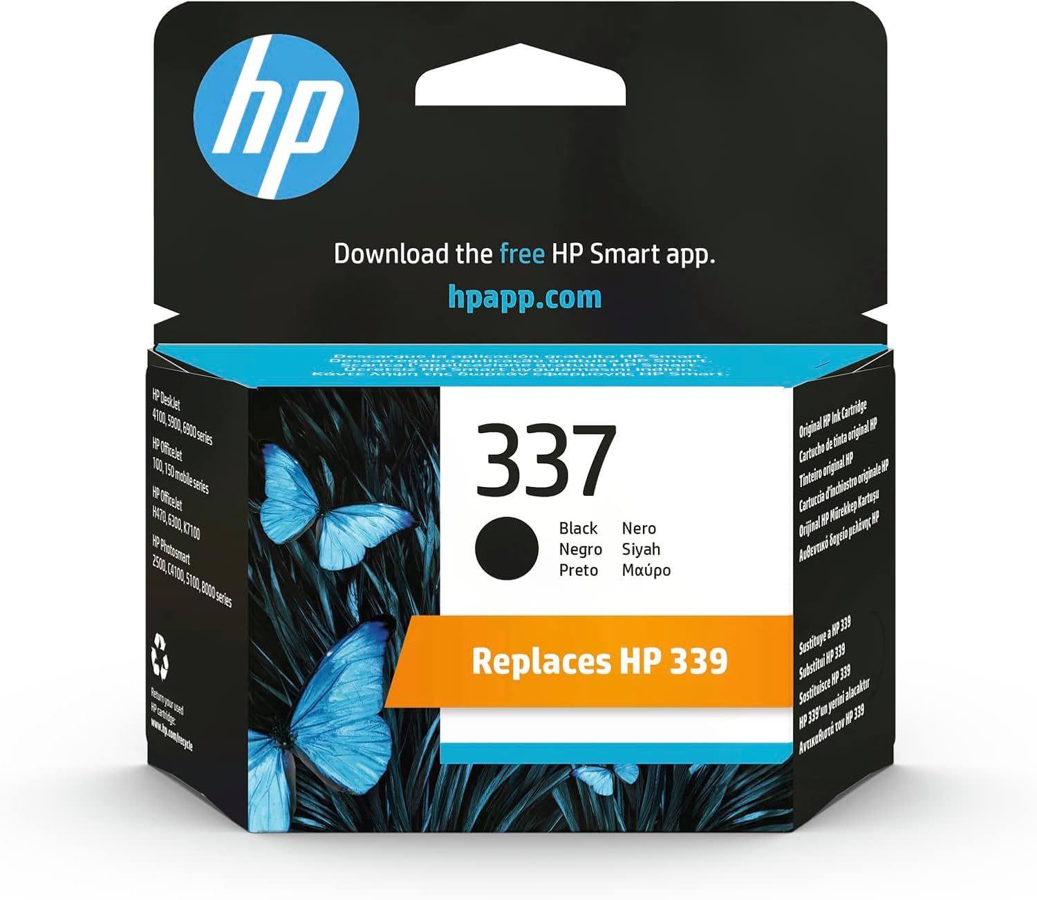 HP 337 Black Original Ink Cartridge (C9364EE)
