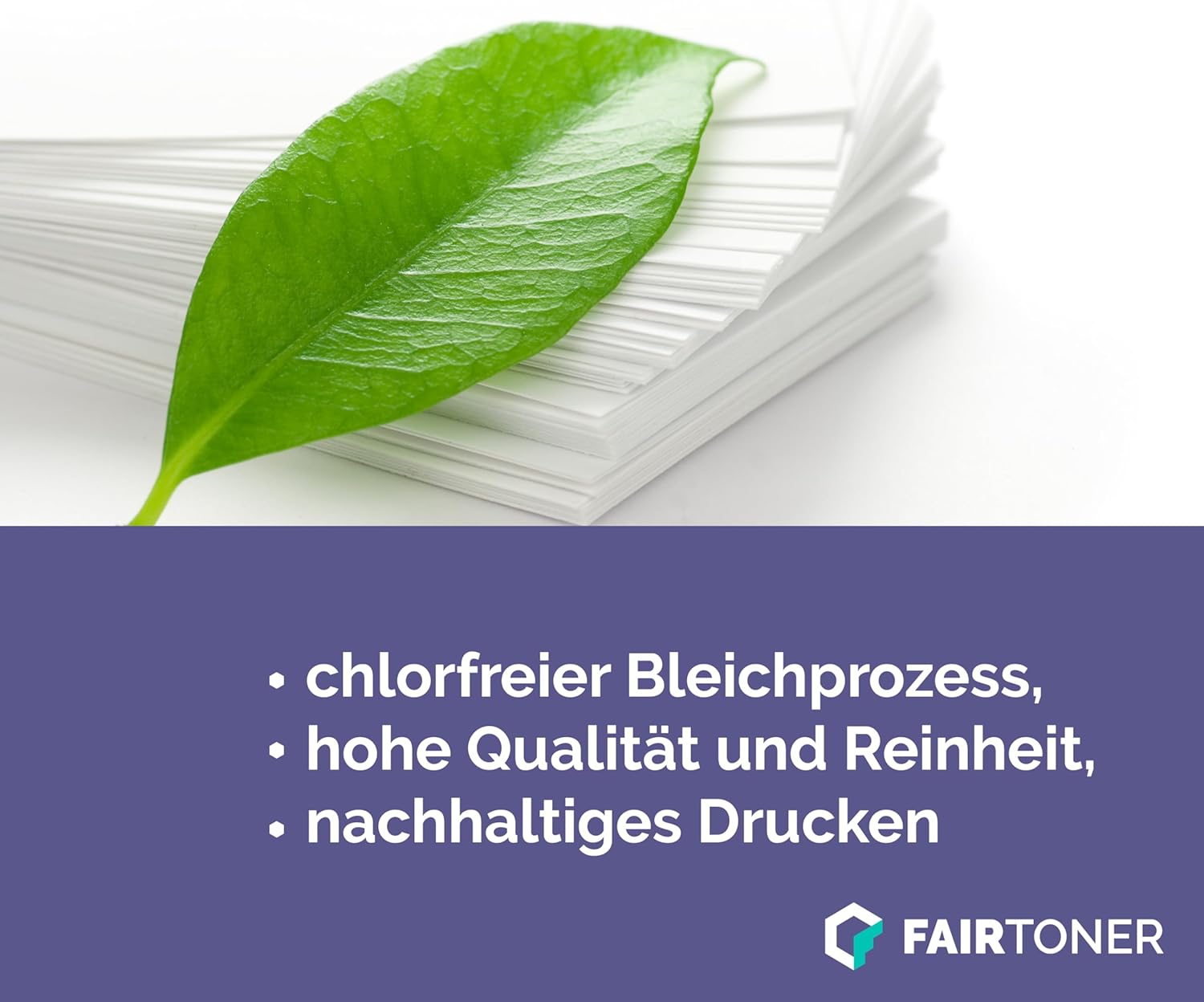FairToner Copier Paper 2500 Sheets DIN A4 80 g White (5 x 500 Sheets / Pack of 5) Universal Printer Paper Suitable for Laser Printers and Inkjet Printers – Bild 6