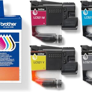 Brother LC521VAL Ink Cartridges Value Pack (C/M/Y/BK)
