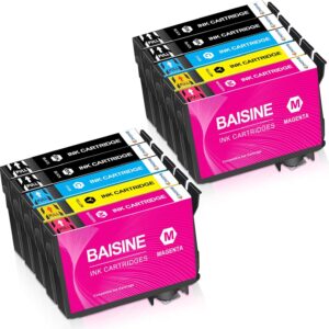 BAISINE Pack of 10 604XL Printer Cartridges Multipack Compatible with Epson 604 XL Ink Cartridges for Epson XP-2200 XP-2205 XP-3200 XP-3205 XP-4200 XP-4205 Workforce WF-2930DWF WF-2935DWF WF-2910DWF