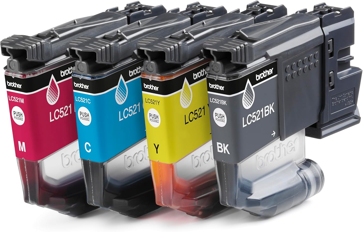 Brother LC521VAL Ink Cartridges Value Pack (C/M/Y/BK) – Bild 3