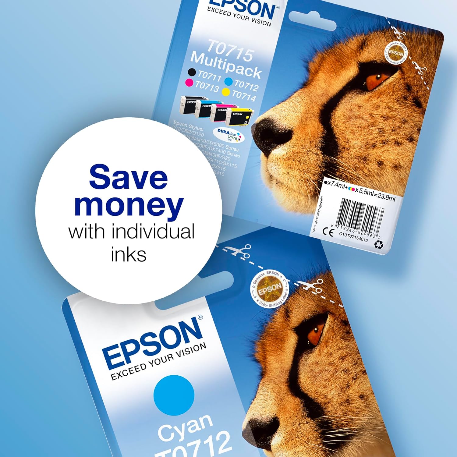 Epson Cheetah Ink, Smudge-Proof and Waterproof (Single Pack)/(Multipack) – Bild 4