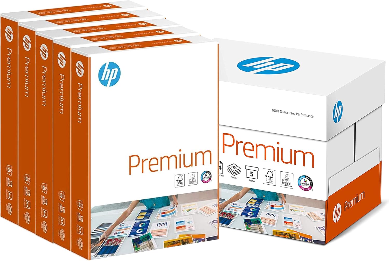 HP Premium Printer Paper CHP 852 90 g DIN A4 2500 Sheets (5 x 500) White Extra Smooth