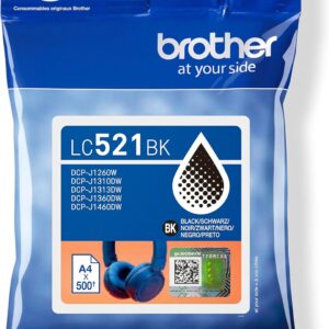 Brother LC521BK Black Ink Cartridge