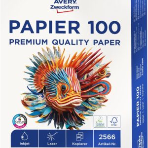 Avery Zweckform 2566 Inkjet Printer Paper DIN A4 100 g/m², White
