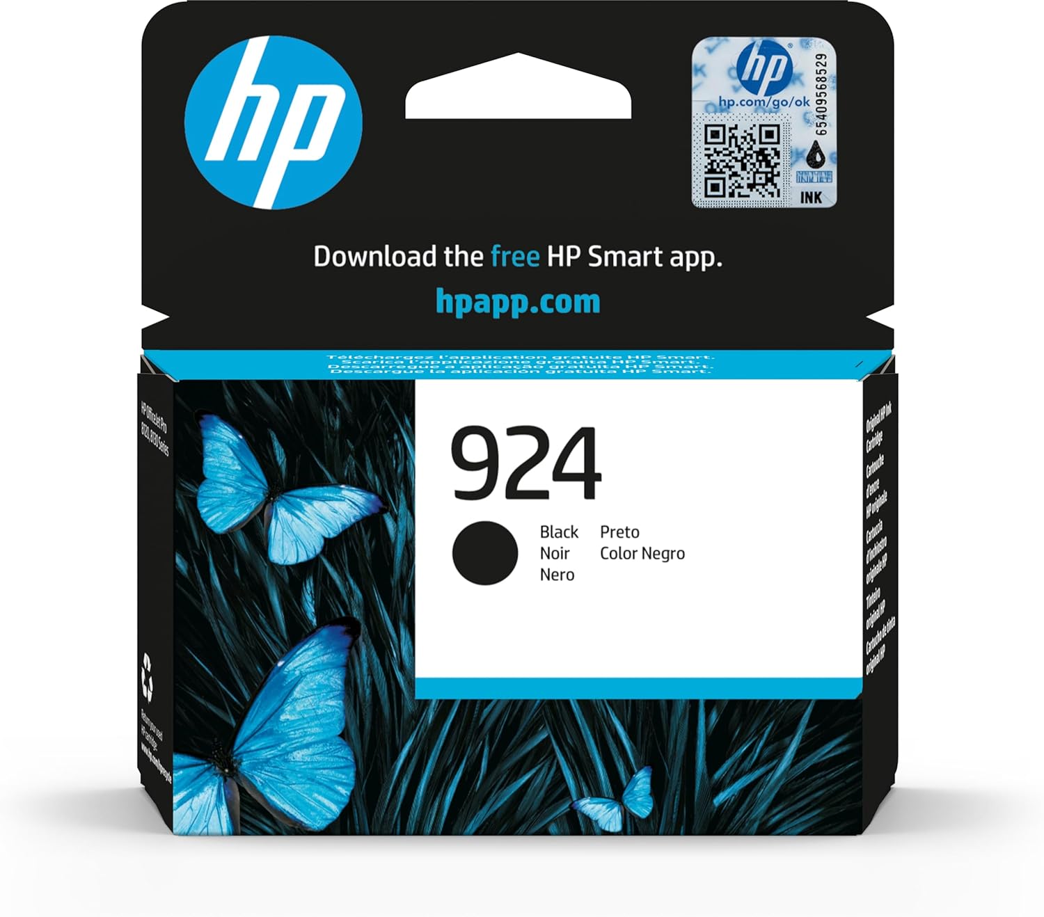 HP 924 Original Black Ink Cartridge