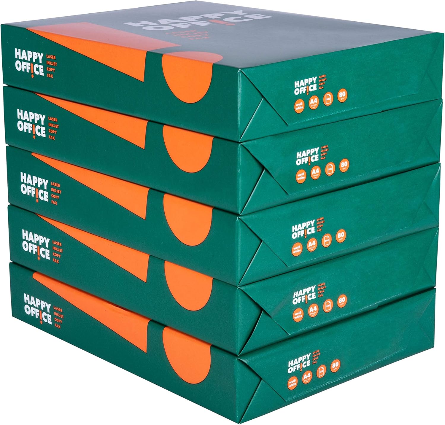 Grupo Portucel Soporcell Copier Paper 80 g A4 White Happy Office 2500 Sheets