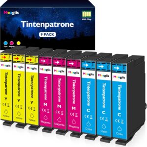 Compatible with 603XL Colour Toner Cartridges Compatible with Epson 603 XL Ink Cartridges for Epson Expression Home XP-2100 XP-2105 XP-3100 XP-3105 Workforce WF-2810 WF-2830 WF-2835 WF-2850 (Pack of 9)