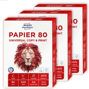 Avery Zweckform 2575 Printer Paper, Copier Paper