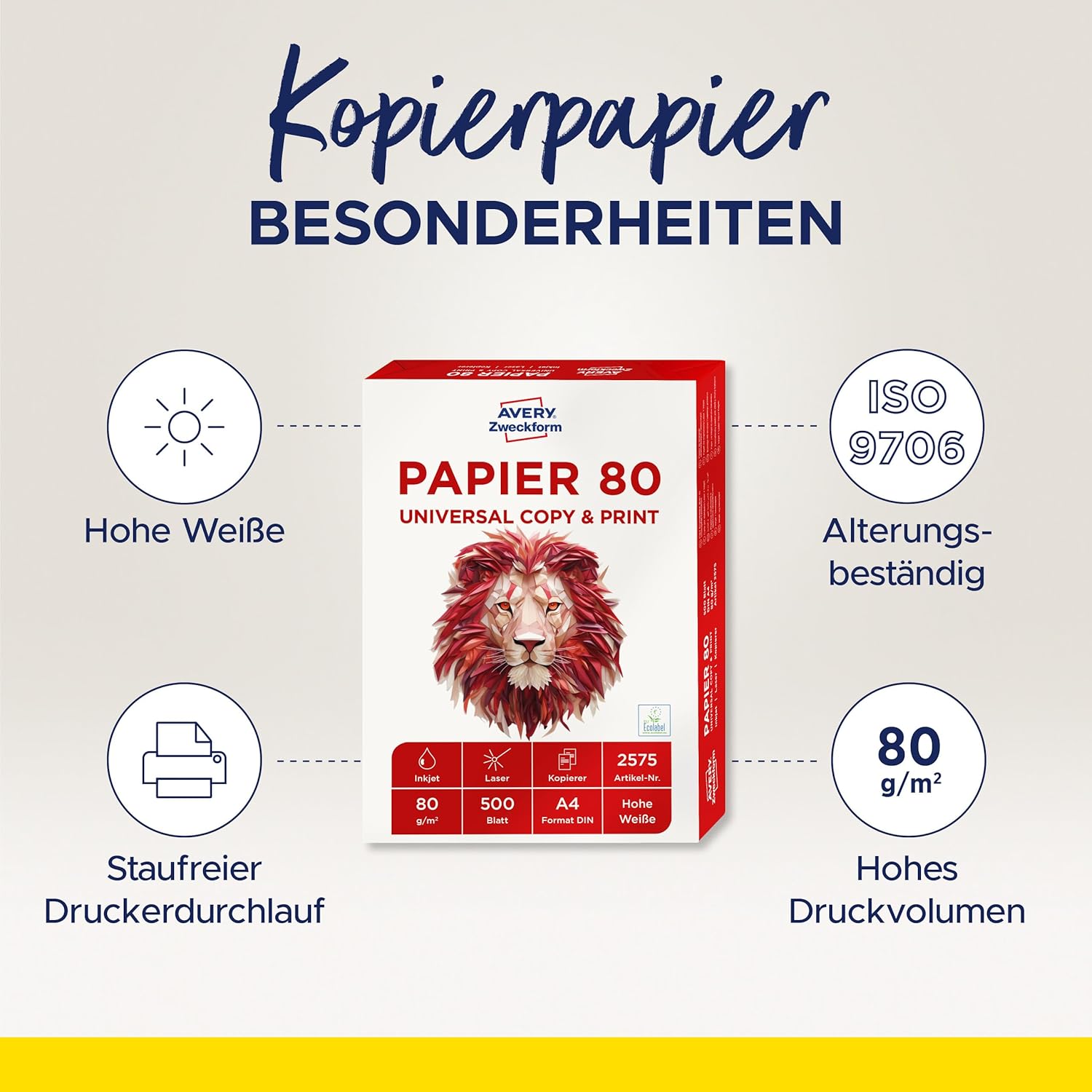 Avery Zweckform 2575 Printer Paper, Copier Paper – Bild 3