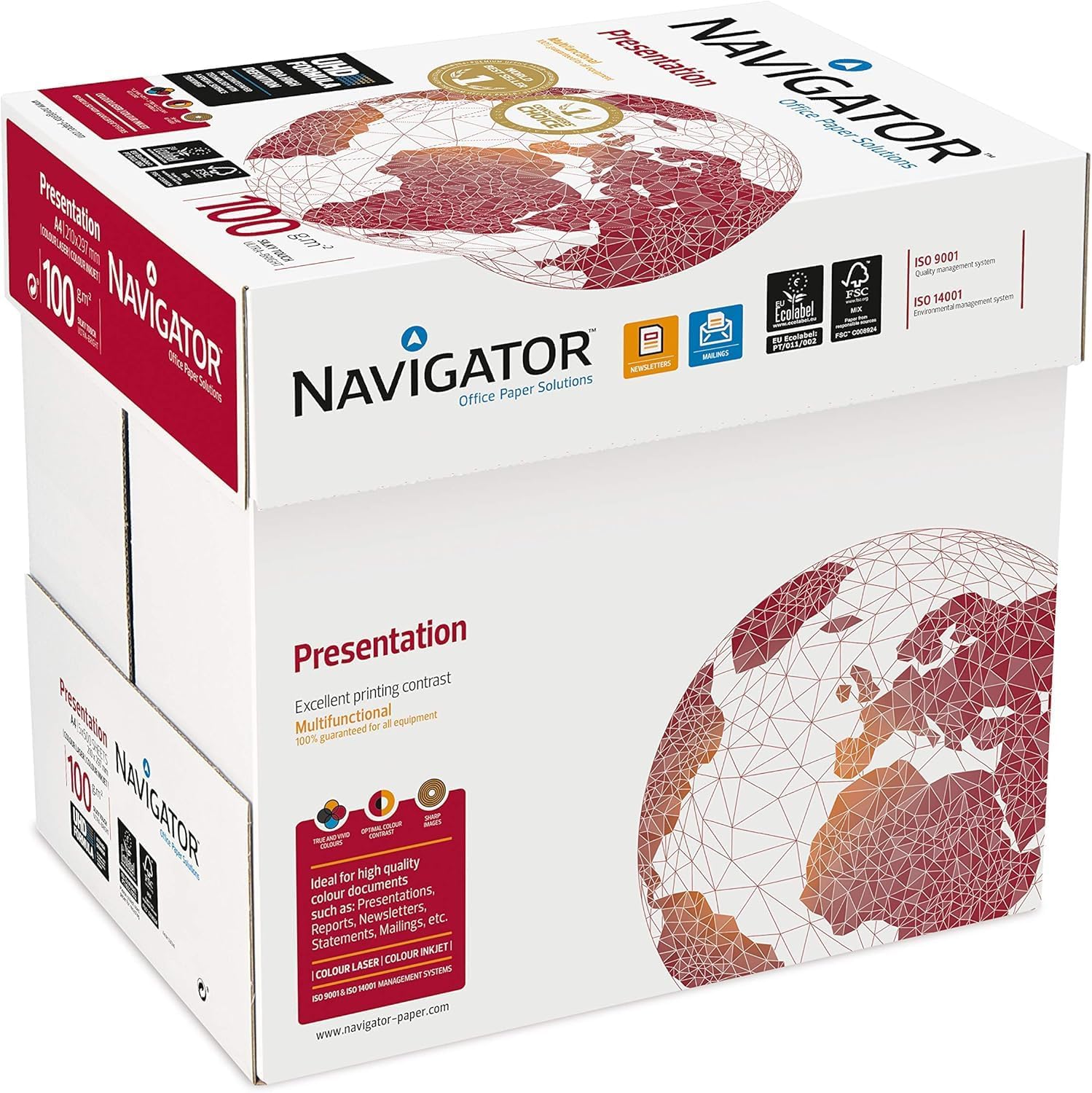 Navigator 100gsm A4 Presentation Paper - White,pack of 5 – Bild 6