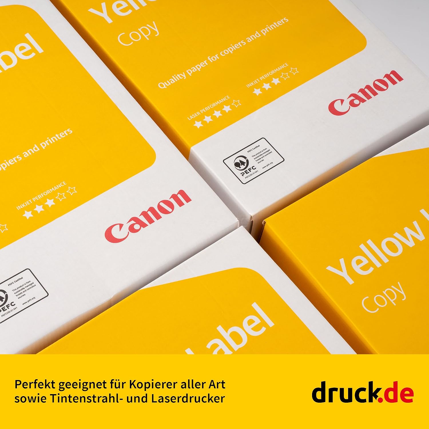 Canon Printer Paper A4 Copier Paper - CIE150-80 g/m² - 10,000 Sheets | Canon Printer Paper and Copier Paper DIN A4, 10,000 Sheets, 80 g/m², CIE150, White, Office and Home Office – Bild 4