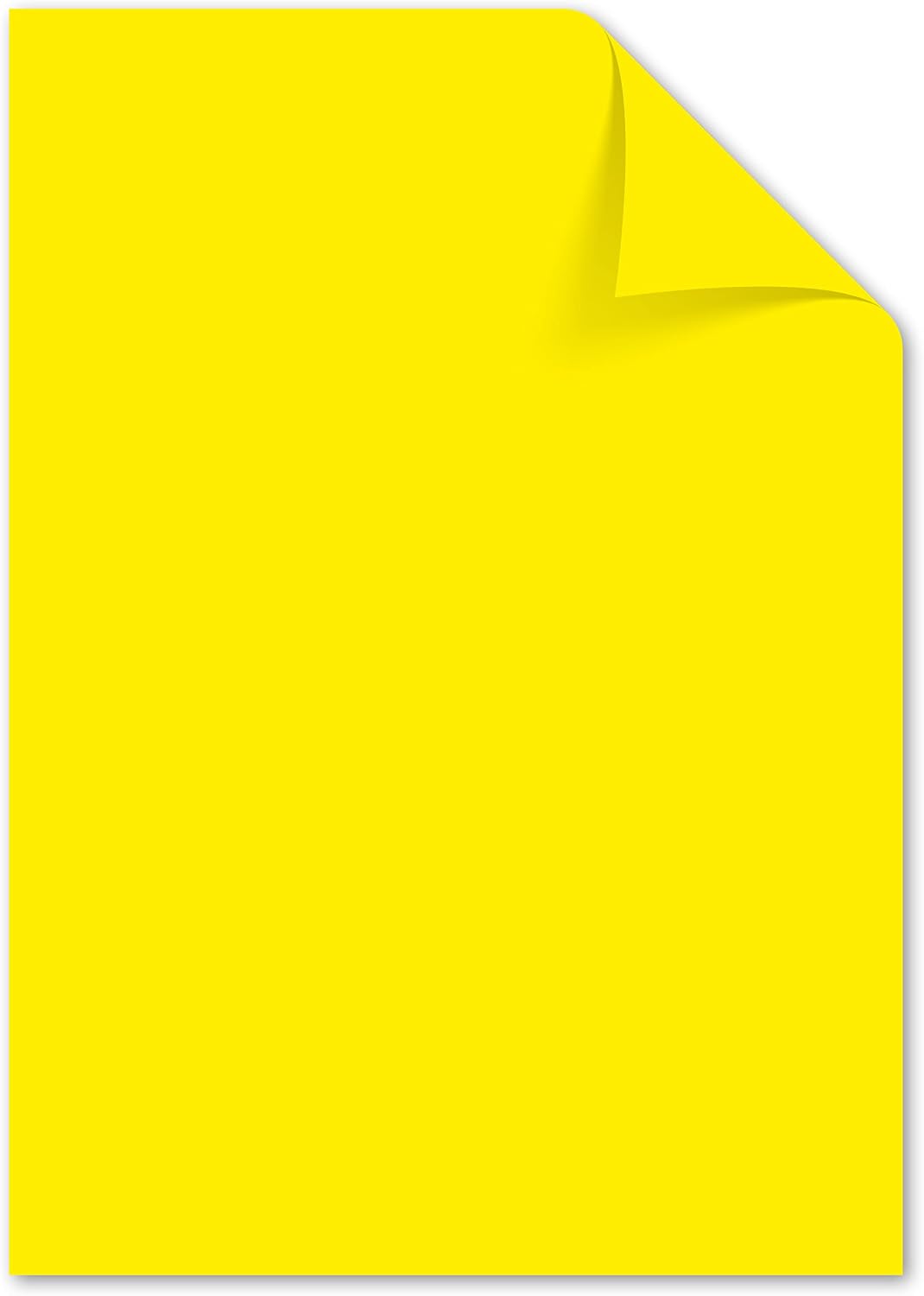 kangaro - Coloured Paper Yellow DIN A4 120 g/m² FSC Mix 100 Pack - Writing Paper Craft Paper DIY K-0043F025 29.7 x 21 x 1.5 – Bild 3