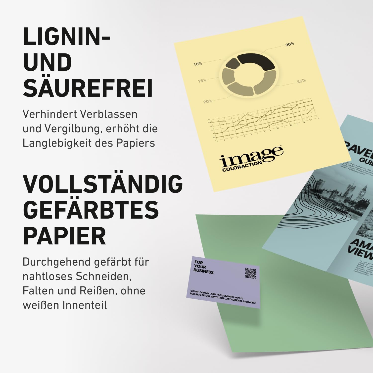 Coloraction Antalis 838A 080S 4 Copy Paper DIN A4 Desert Yellow 80 g/m2 – Bild 5