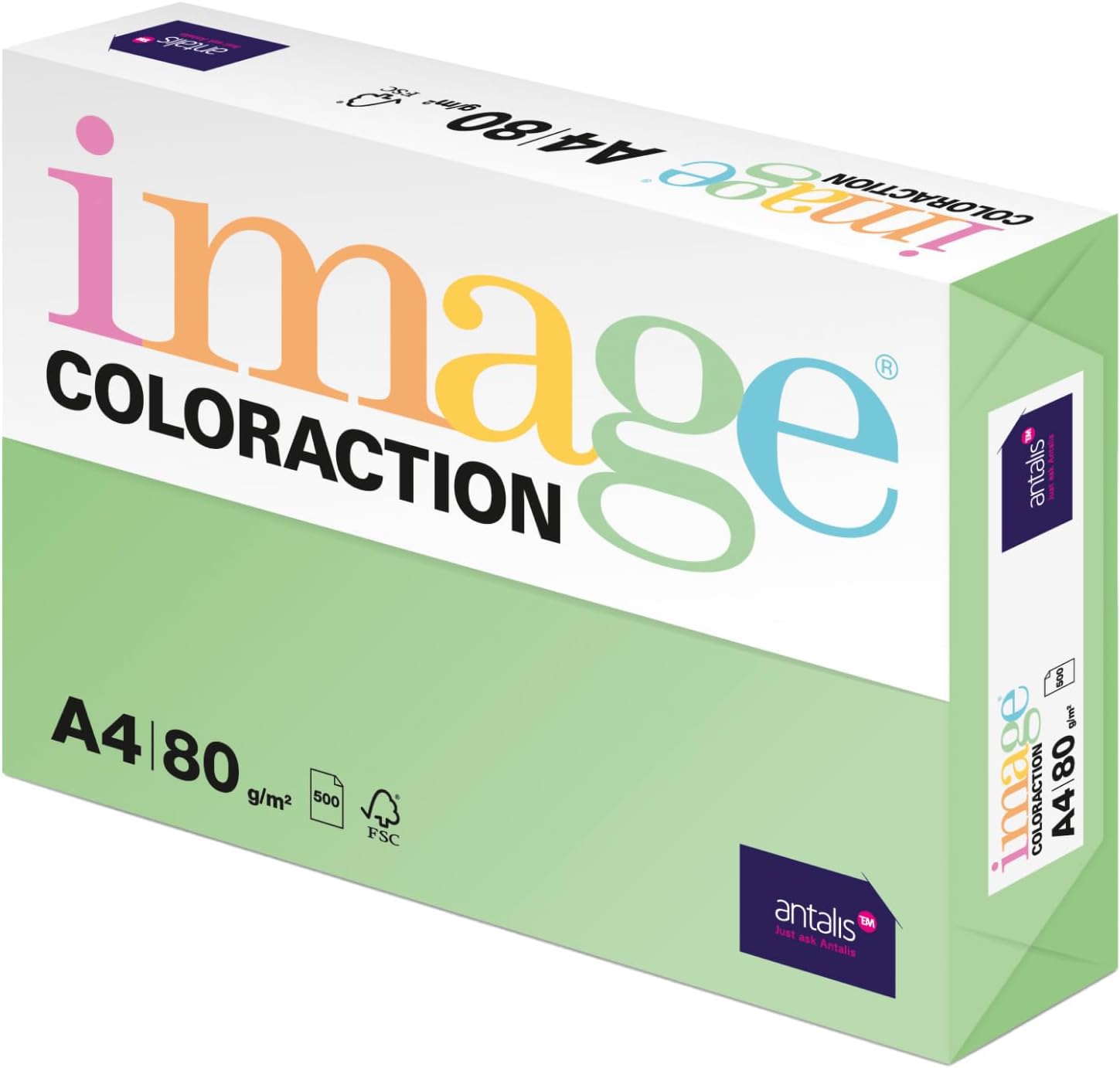 Coloraction Antalis 838A 080S 23 DIN A4 Photocopying Paper 80 g/sqm Forest Green