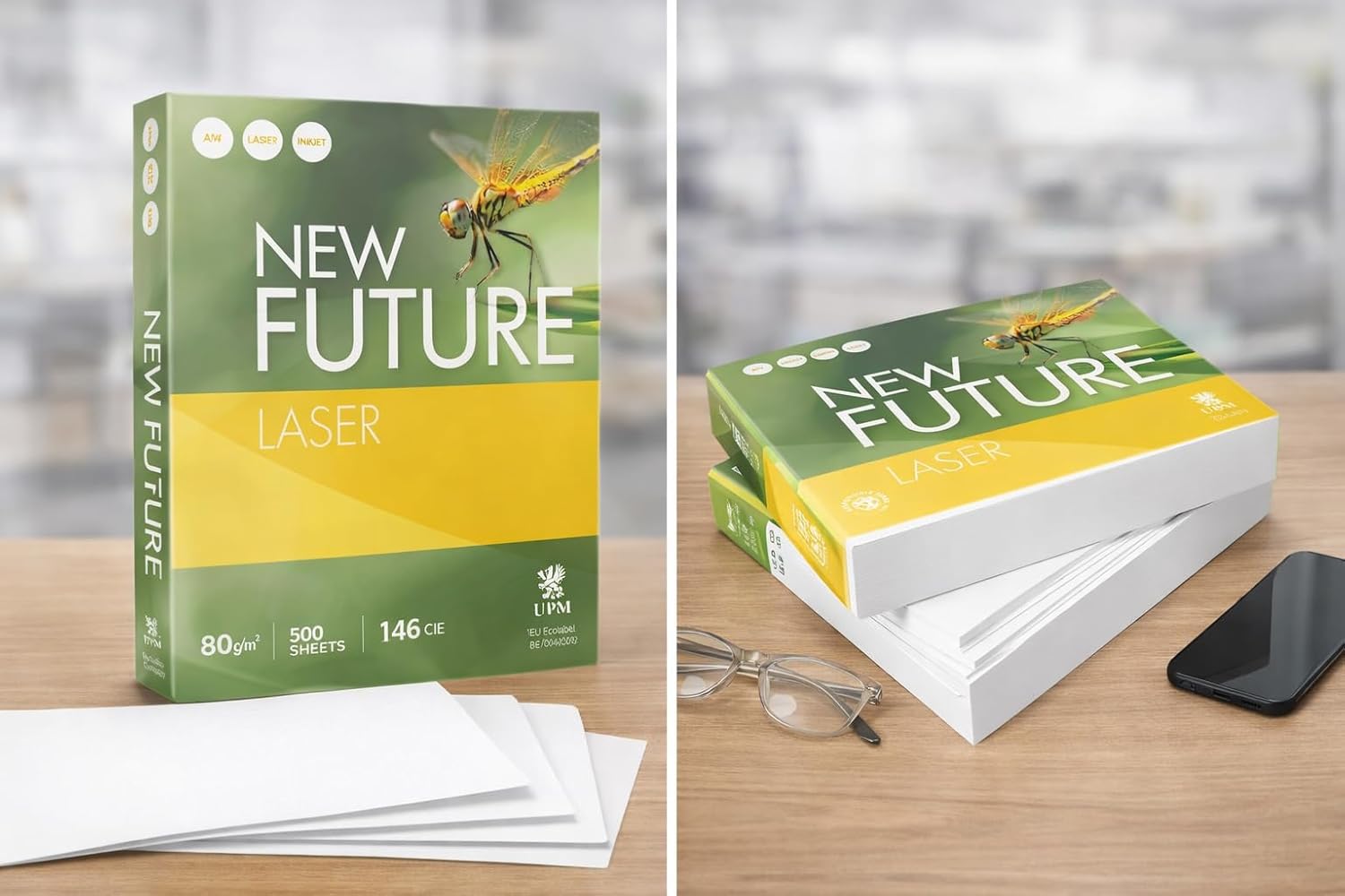 Copier Paper A5 80 g/m² White - for Laser & Inkjet Printers - Premium Printer Paper - 1000/2500/5000/10000 Sheets - Multifunctional Paper for Office, School & Home Office (5000) – Bild 3