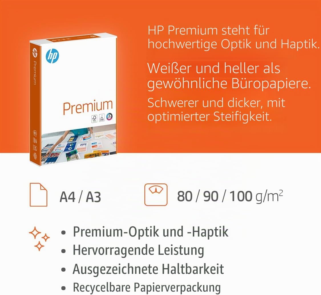 HP A4 100GSM Premium Choice Paper – Bild 4