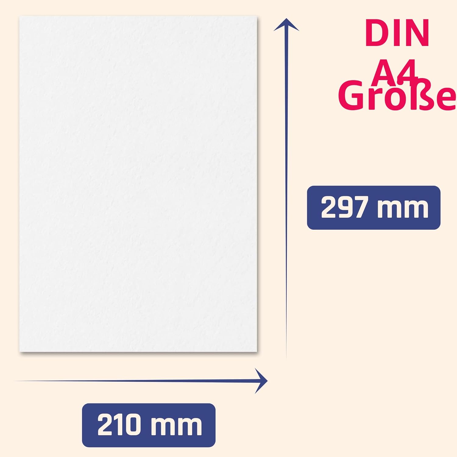 50 Sheets - 300 g A4 Thick Paper for Printing, Cardboard Paper Photo Card – Bild 2