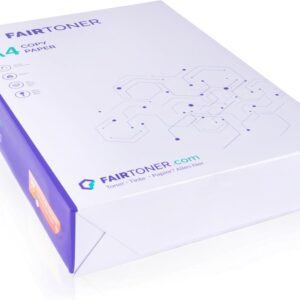 FairToner Copier Paper Standard DIN A4, 80 g, White, 500 Sheets | Universal printer paper