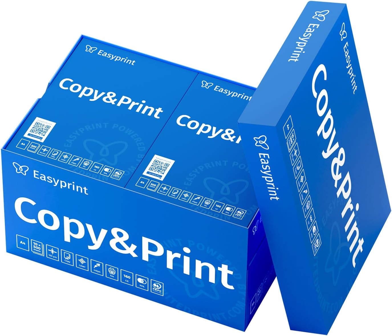 Easyprint Printer Paper Copier Paper 25000 Sheets 50 x 500 A4 Premium Brilliant White CIE 160 PEFC Certified – Bild 3