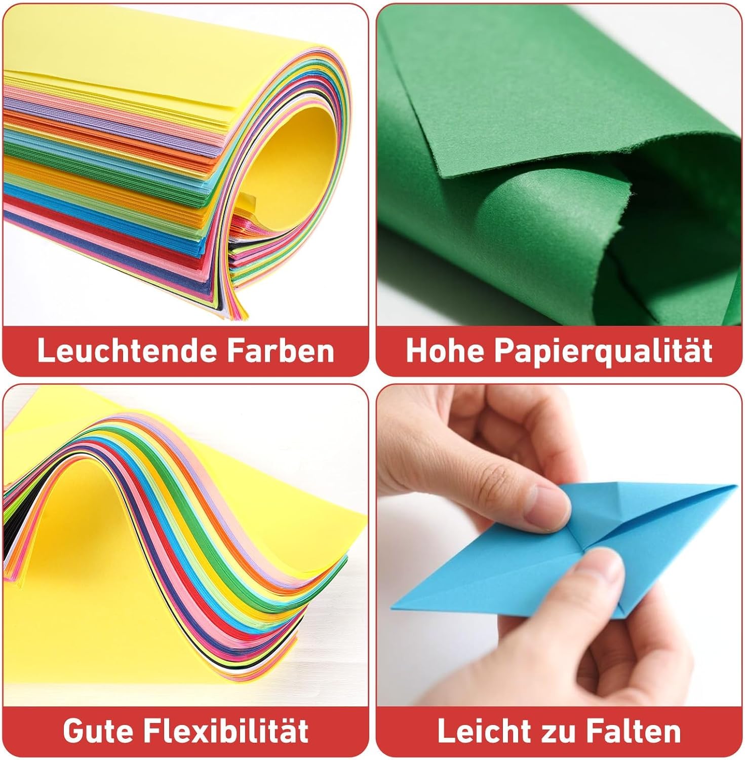 200 Sheets Coloured Paper A4 20 Colours 80 g/m² Double-Sided – Bild 3