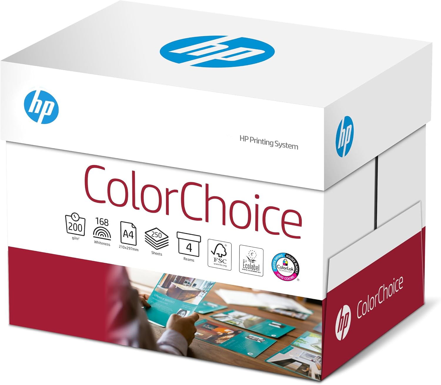 HP Color Choice FSC A4 200 gsm 250sh/RM 4rm/BX