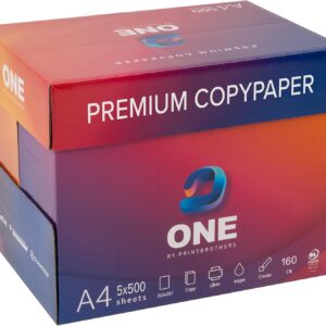 One Printer Paper A4 Copier Paper DIN A4 2,500 Sheets 1 Box | One Printer Paper and Copier Paper DIN A4, 2,500 Sheets, 1 Box, White, for Laser/Inkjet, Office and Home Office
