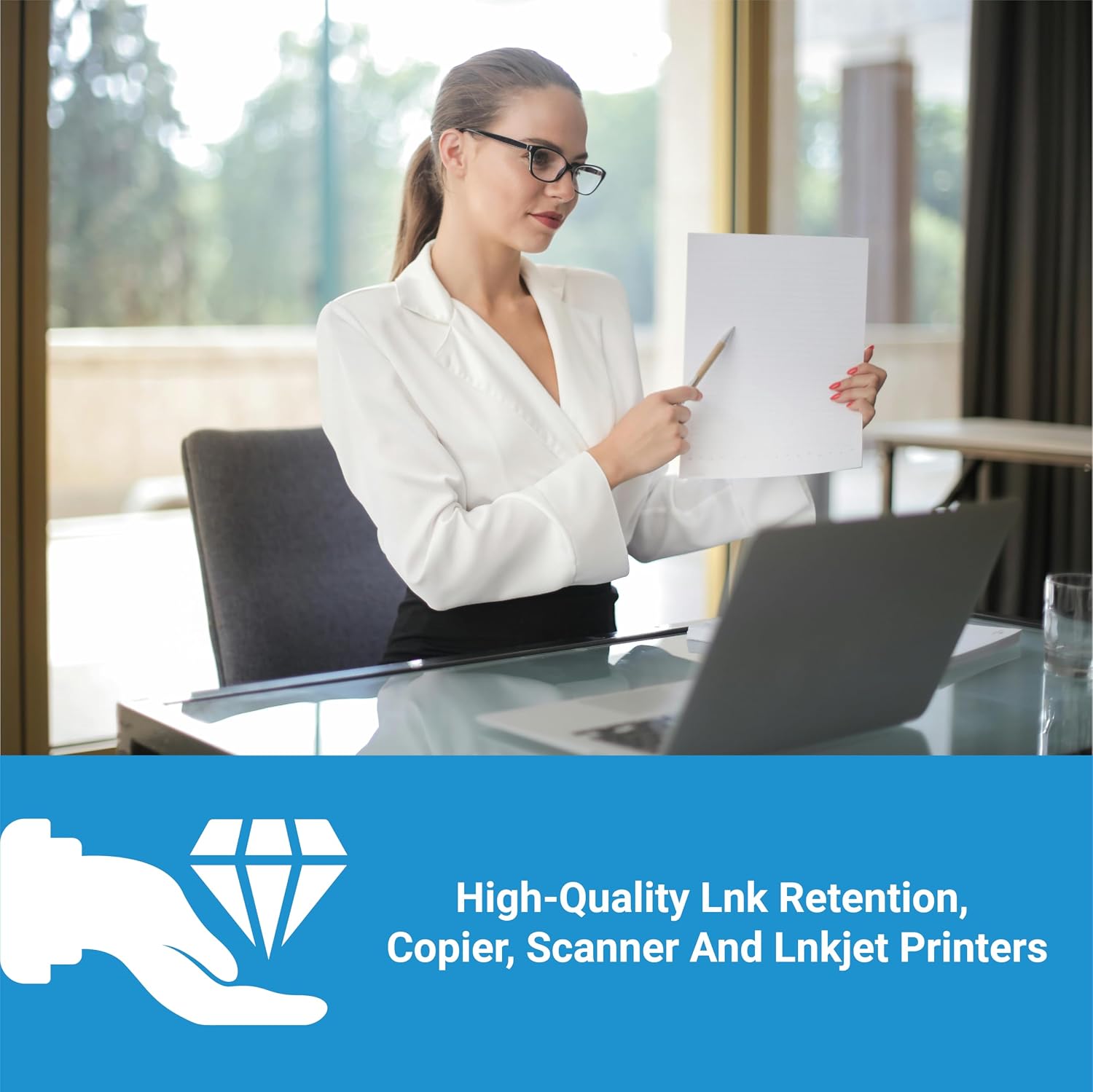 Copier Paper Home & Office - Basics Printer Paper for Home and Office Universal Printer Paper for Laser Printers and Inkjet Printers Suitable 2500 Sheets DIN A4 80 g, White (5 x 500 Sheets), Pack of 5 – Bild 5
