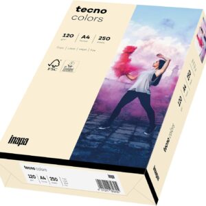 Inapa Coloured Copier Paper, Coloured Paper Tecno Colours