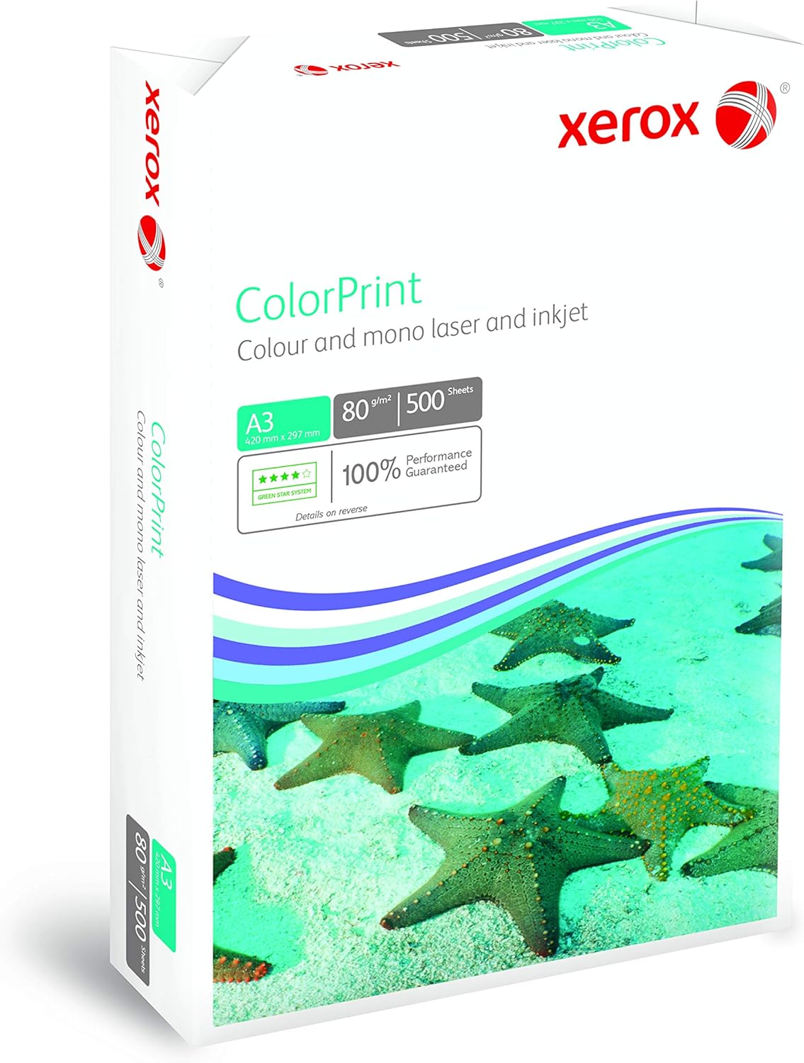 Xerox Premium 003R95249 Colour Laser Printer Paper Standard A3 80 gsm 500 Sheets per Pack White