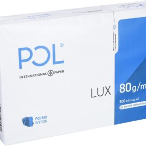 Pack of 500 sheets of paper, LUX 80g / m2, A4