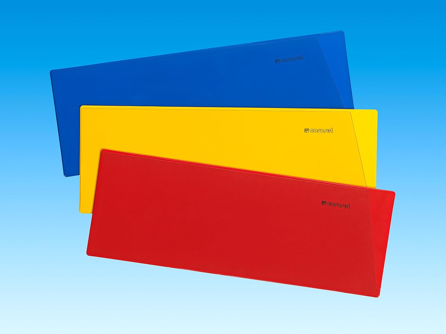 Magnetic Label Holders/Label Holders/Label Sleeves/Insert Pockets for Paper Labels, Yellow (Pack of 100, 97 x 30 mm) – Bild 3