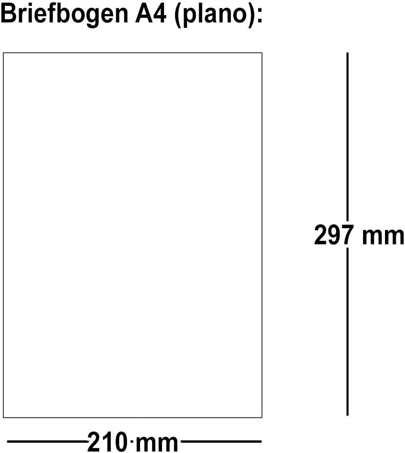 DIN A4 Writing Paper, Plano Sheet Craft Paper, 110 g/m², Colourful – Bild 3