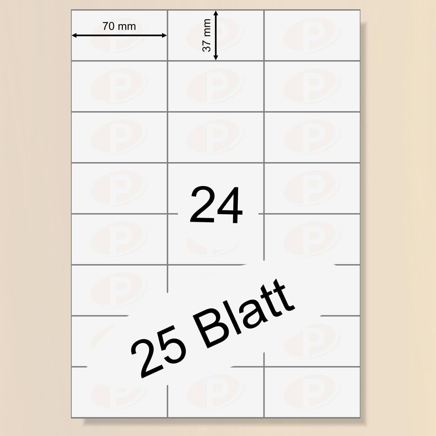 Printation Self-Adhesive Labels 70 x 37 mm Pack of 600 – Bild 2