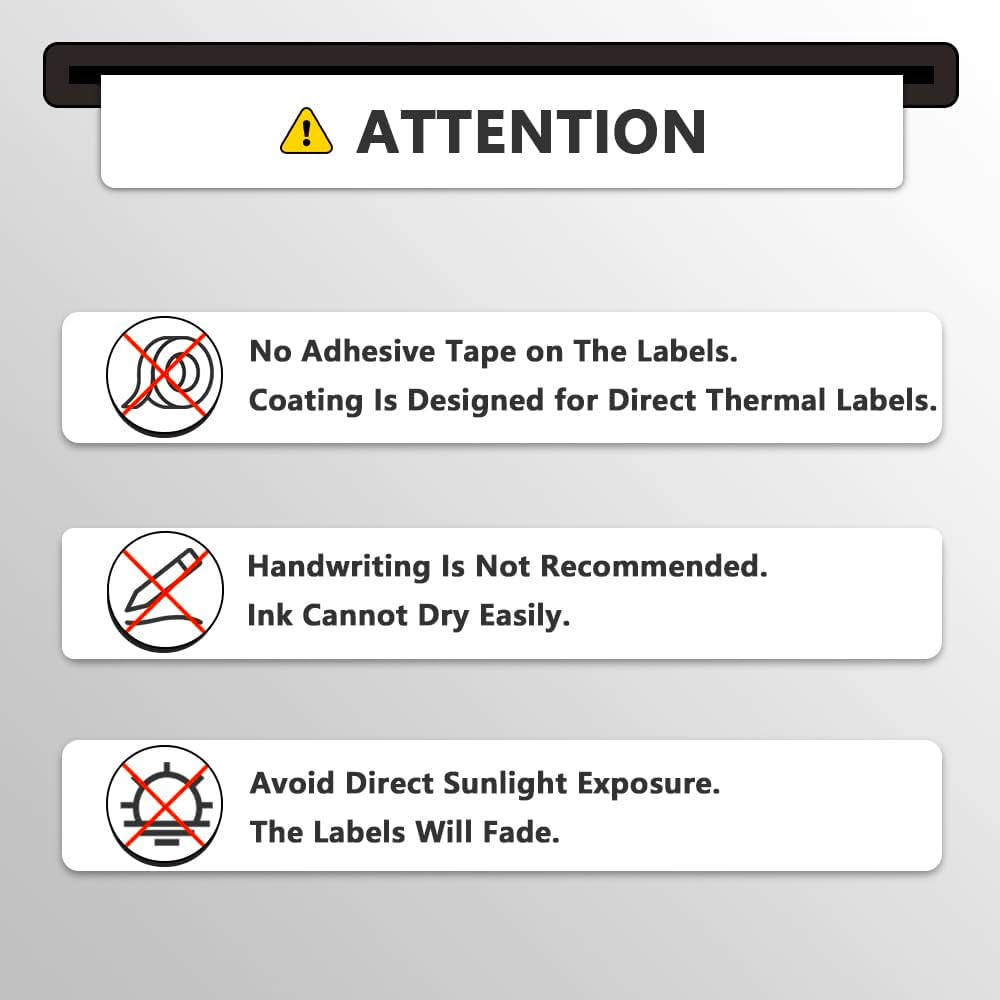 BETCKEY - 1 roll of 11355 self-adhesive labels compatible with DYMO S0722550, 19 mm x 51 mm, 500 multi-purpose labels for LabelWriter 450, 4XL not suitable for 550 or 5XL – Bild 5