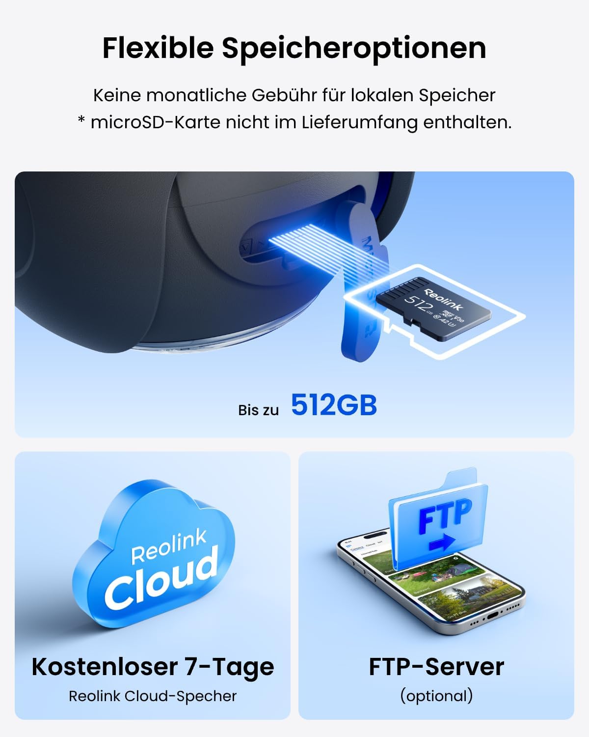 Reolink 4G LTE Camera Solar Outdoor, 2K 4MP, Coloured Night Vision – Bild 9