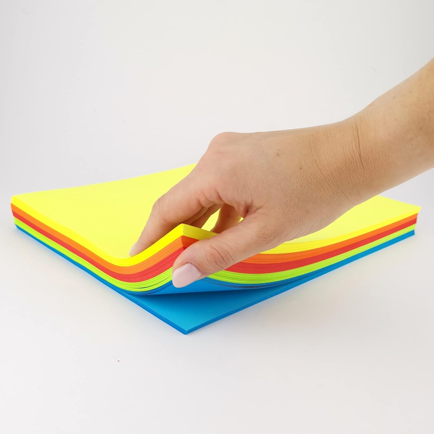 D.RECT Copier Paper, Coloured Paper, Coloured A4, Coloured Printer Paper, Mix of 5 Colours, for Inkjet and Laser Printers, 5 x 50 A4 Sheets, 250 Sheets – Bild 5