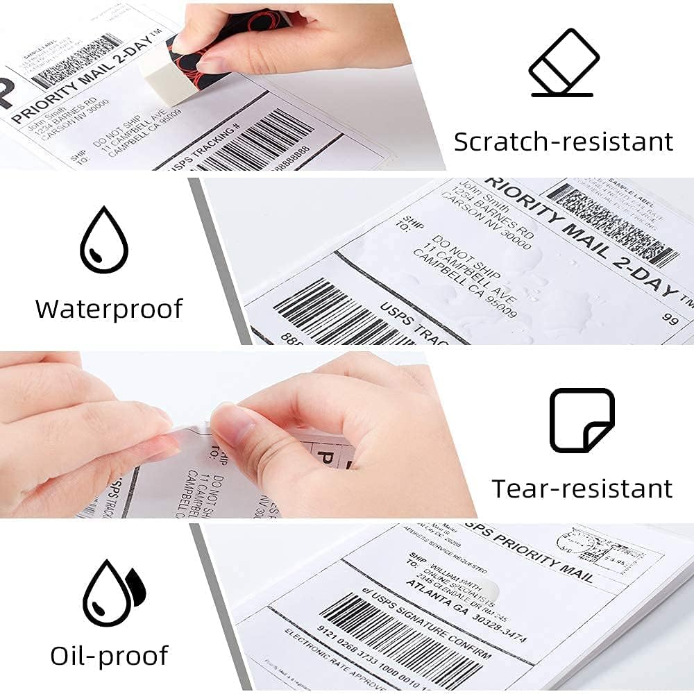 Phomemo Shipping Labels 4 x 6 Pack of 500 for DHL Label Printers – Bild 3