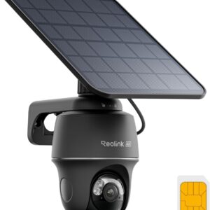 Reolink 4K 3G/4G LTE Surveillance Camera with SIM Card, Local Storage