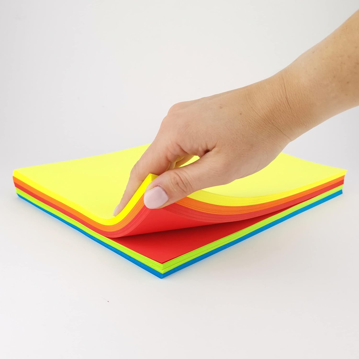 D.RECT Copier Paper, Coloured Paper, Coloured A4, Coloured Printer Paper, Mix of 5 Colours, for Inkjet and Laser Printers, 5 x 50 A4 Sheets, 250 Sheets – Bild 3