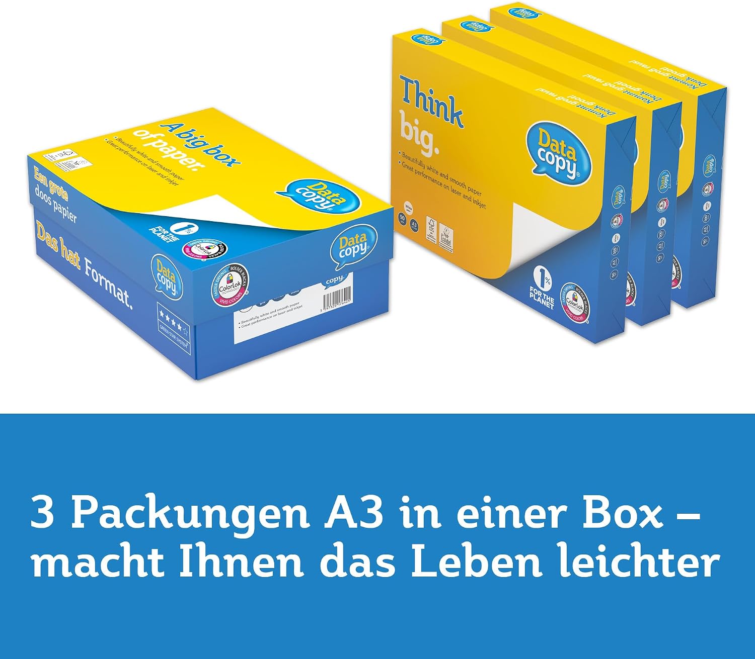 Data Copy Everyday A3 80gsm 500sh/RM 3rm/BX – Bild 4