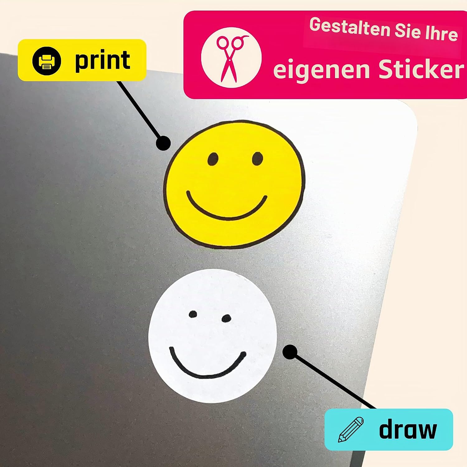 25 Sheets - Paper for Printing A4, Printable Sticker – Bild 8