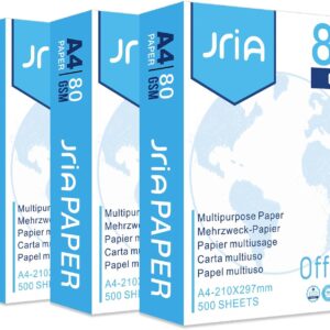 Basic Printer Paper DIN A4 80 g White Universal Office Paper Copier Paper Ideal for Office and Home (3 Reams | 1500 Sheets)