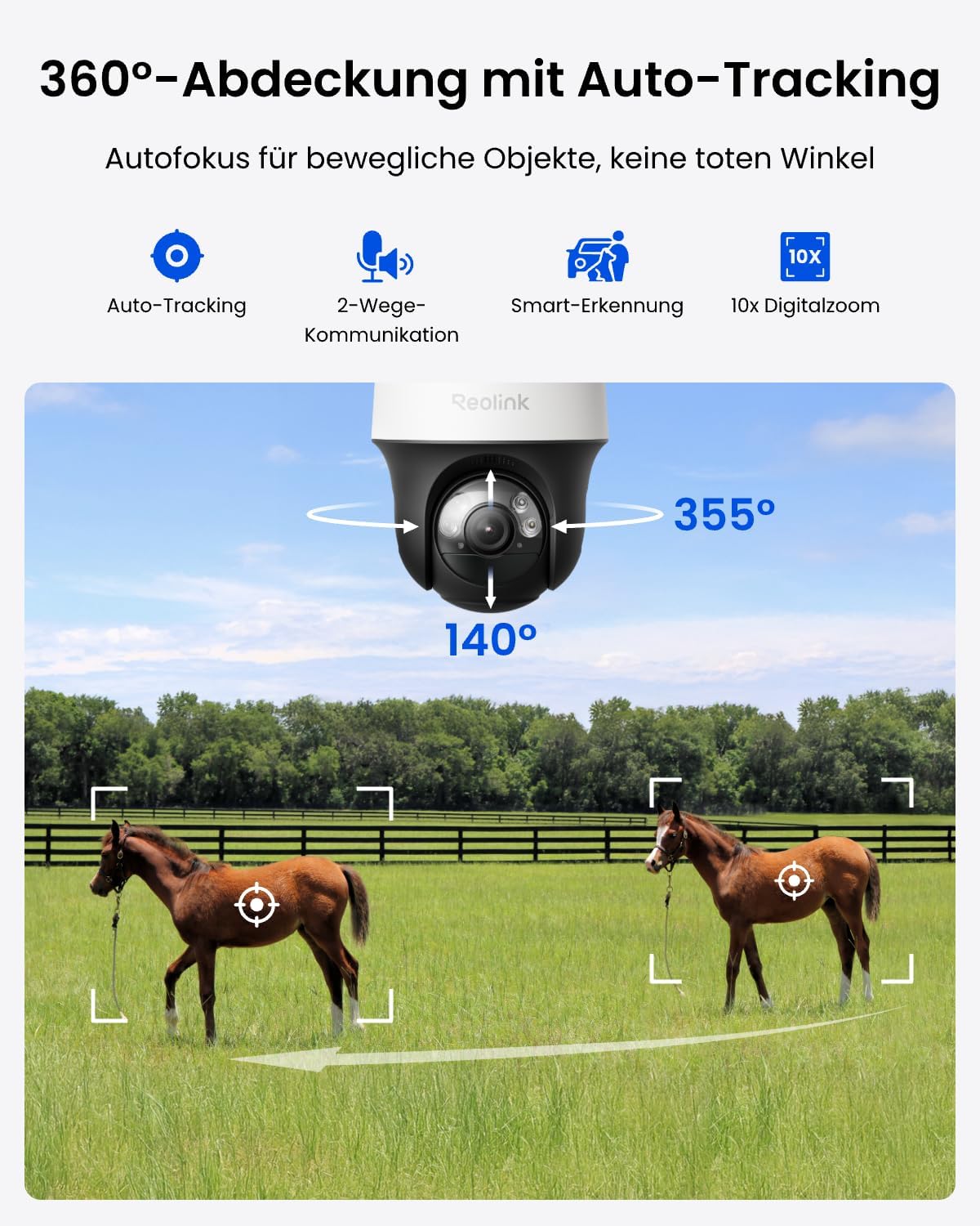 Reolink 4G LTE Camera Solar Outdoor, 2K 4MP, Coloured Night Vision – Bild 4