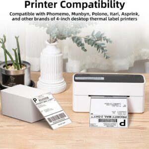 Phomemo Shipping Labels 4 x 6 Pack of 500 for DHL Label Printers