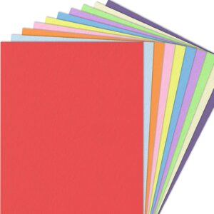 100 Sheets, 120 g A4 Coloured Paper, Colourful Paper, 10 Colours