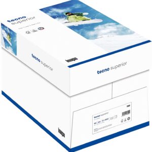 inapa Tecno Superior Printer / Copier Paper 90 g/m² A4 2,500 Sheets (5 x 500) Brilliant White