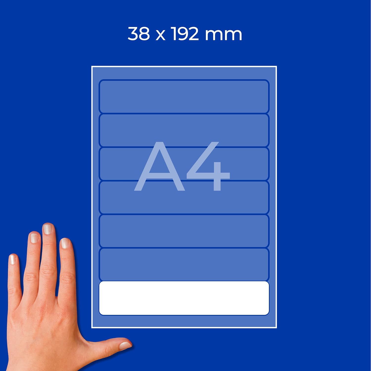 Avery Zweckform L4760-10 File Labels 192x38 mm White 10 Sheets for Inkjet Laser Copy – Bild 4